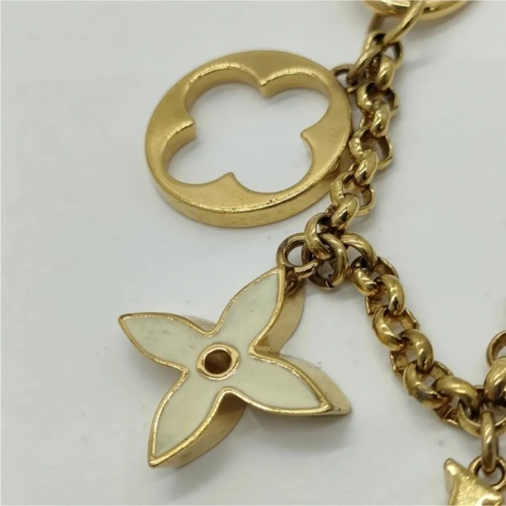 Louis Vuitton FLEUR DE MONOGRAM BAG CHARM CHAIN